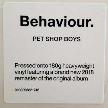 LP Pet Shop Boys: Behaviour.
