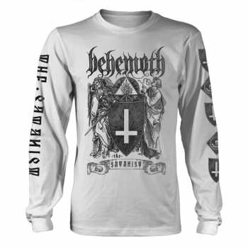 Merch Behemoth: Tričko s dlhým rukávom The Satanist (white)