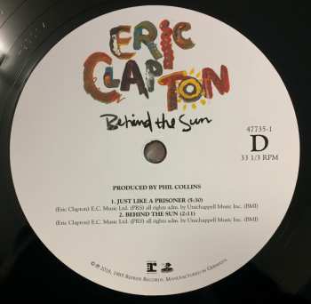2LP Eric Clapton: Behind The Sun
