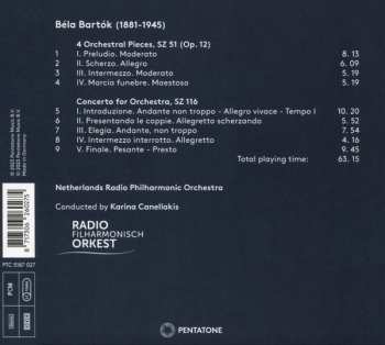 CD Béla Bartók: Concerto For Orchestra