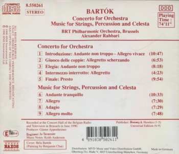 CD Béla Bartók: Concerto For Orchestra / Music For Strings, Percussion And Celesta