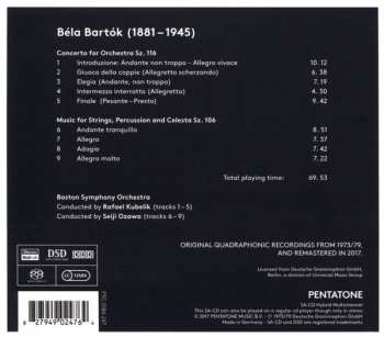SACD Béla Bartók: Concerto For Orchestra / Music For Strings, Percussion & Celesta