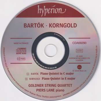 CD Béla Bartók: Piano Quintets