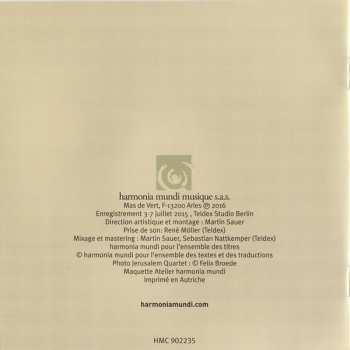 CD Béla Bartók: String Quartets No 2, 4, 6