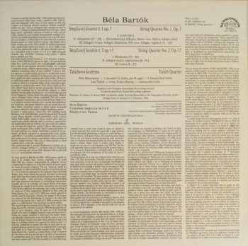 LP Béla Bartók: String Quartets Nos. 1 And 2