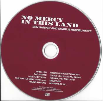CD Ben Harper: No Mercy In This Land