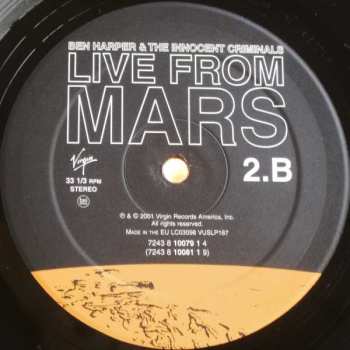 4LP Ben Harper & The Innocent Criminals: Live From Mars