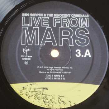 4LP Ben Harper & The Innocent Criminals: Live From Mars