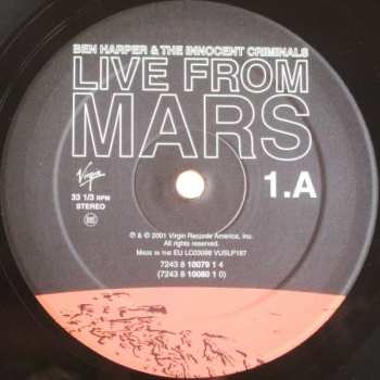 4LP Ben Harper & The Innocent Criminals: Live From Mars