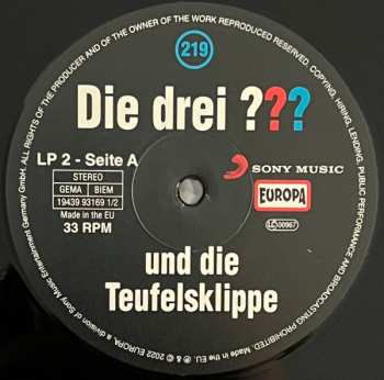 2LP Ben Nevis: Die Drei ??? 219 - Und Die Teufelsklippe