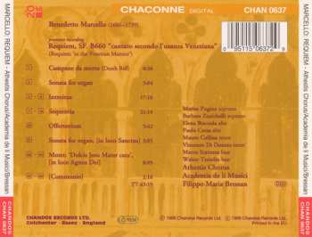 CD Benedetto Marcello: Requiem In The Venetian Manner 