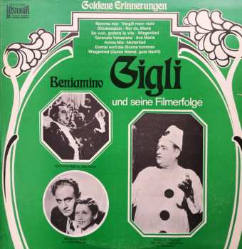 LP Beniamino Gigli: Beniamino Gigli Und Seine Großen Filmerfolge