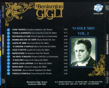 CD Beniamino Gigli: 'O Sole Mio Vol 2
