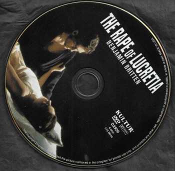 DVD Benjamin Britten: The Rape Of Lucretia