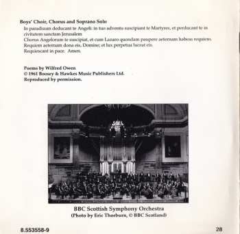 2CD Benjamin Britten: War Requiem