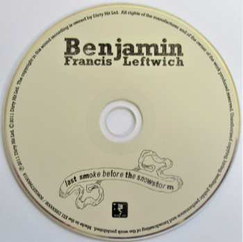CD Benjamin Francis Leftwich: Last Smoke Before The Snowstorm