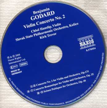 CD Kirk Trevor: Violin Concertos