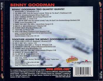 CD Benny Goodman: Benny Goodman Trio Quartet Quintet / Together Again! The Benny Goodman Quartet