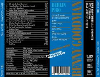 CD Benny Goodman: Berlin 1980