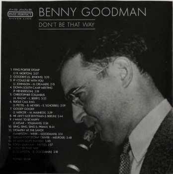 CD Benny Goodman: Don't Be That Way