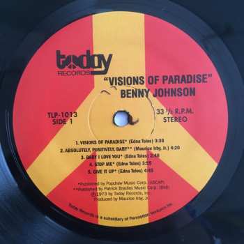 LP Benny Johnson: Visions Of Paradise