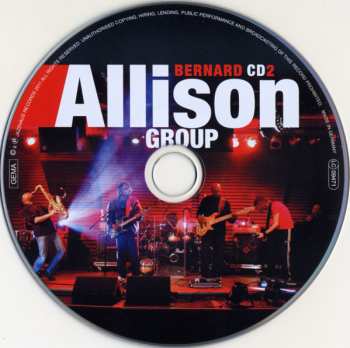 2CD Bernard Allison Group: Live At The Jazzhaus