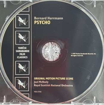 CD Bernard Herrmann: Psycho (The Complete Original Motion Picture Score - First Complete Recording)