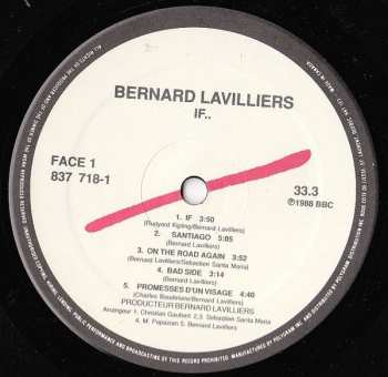 2LP Bernard Lavilliers: If