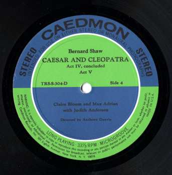 2LP/Box Set Max Adrian: Caesar And Cleopatra