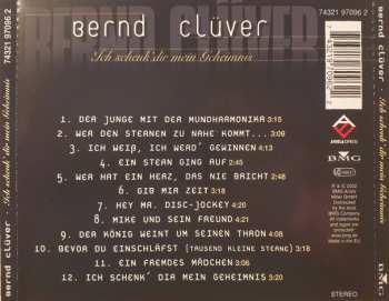 CD Bernd Clüver: Ich Schenk' Dir Mein Geheimnis