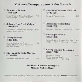 CD Bernhard Kratzer: Virtuose Baroque Trumpet Mucic Vol. 1