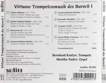 CD Bernhard Kratzer: Virtuose Baroque Trumpet Mucic Vol. 1