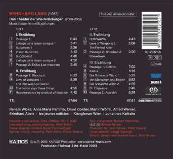 2SACD Bernhard Lang: Das Theater Der Wiederholungen