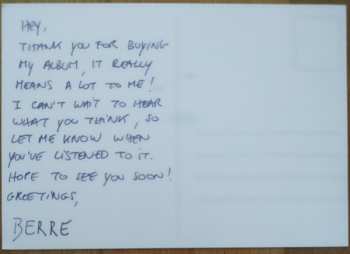 LP Berre: I'll Call You When I'm Home CLR