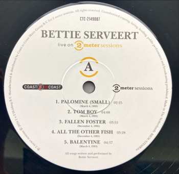 LP Bettie Serveert: Live On 2 Meter Sessions