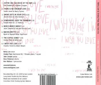 CD Betty Lee: I Wish You Love