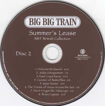 2CD Big Big Train: Summer's Lease (BBT British Collection)