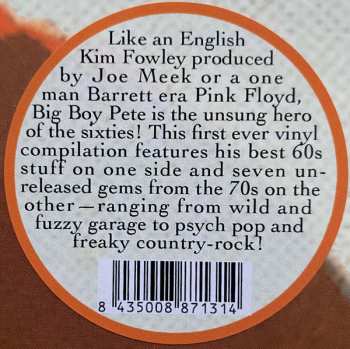 LP Big Boy Pete: The Cosmic Genius Of Big Boy Pete 1965-1977