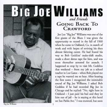 CD Big Joe Williams: Big Joe Williams And Friends, Going Back To Crawford
