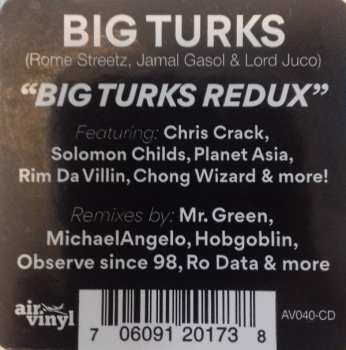CD Big Turks: Big Turks Redux LTD
