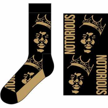 Merch Biggie Smalls: Členkové ponožky Gold Crown