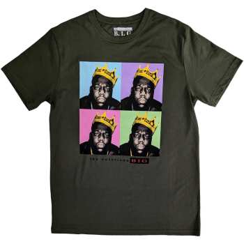 Merch Biggie Smalls: Tričko Crown Pop Art