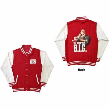 Merch Biggie Smalls: Biggie Smalls Unisex Varsity Jacket: Reachstrings (back Print) (small) S