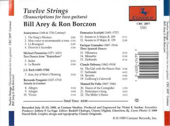 CD Bill Arey: Twelve Strings (Transcriptions For Two Guitars)