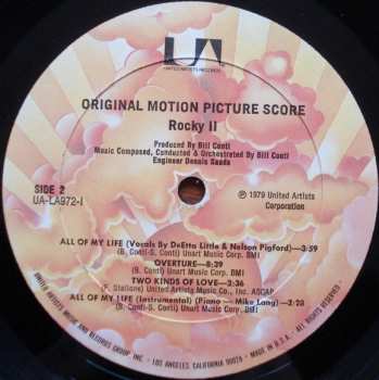 LP Bill Conti: Rocky II (Original Motion Picture Score)