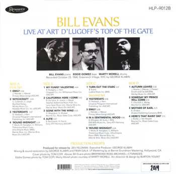 2LP Bill Evans: Live At Art D'Lugoff's Top Of The Gate