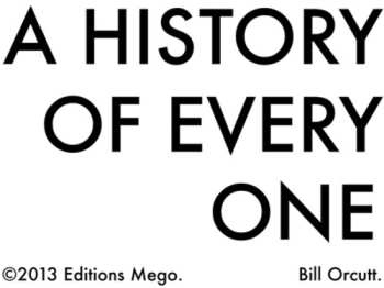 CD Bill Orcutt: A History Of Every One