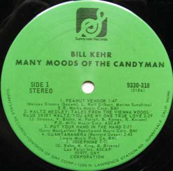 LP Bill Kehr: The Many Moods Of The Candyman