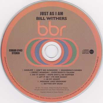 CD Bill Withers: Just As I Am