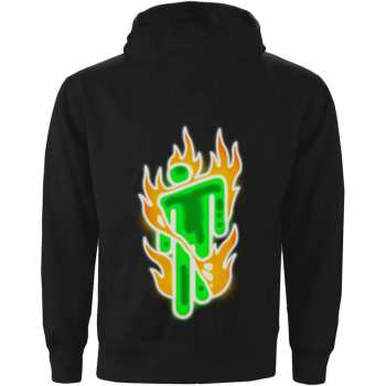 Merch Billie Eilish: Mikina Airbrush Flames Blohsh  S